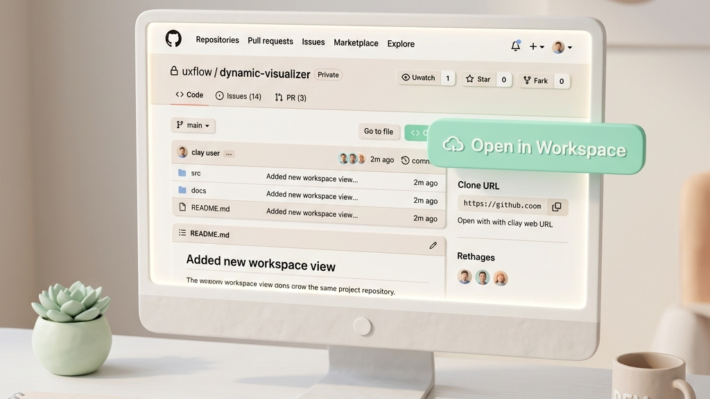 GitHub Copilot Workspace 활용 가이드: 한글 설명문과 이슈 보드만으로 서비스 기능 구현 완료하기 2 GitHub repository dashboard screen highlighting an Open in Workspace button