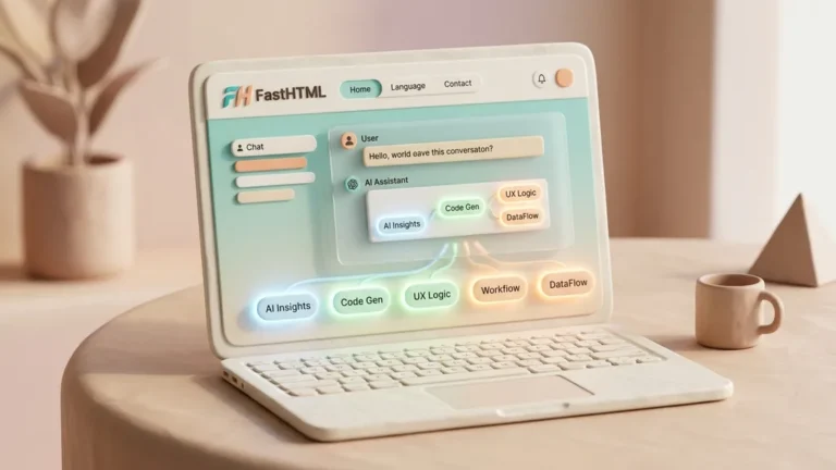 파이썬 FastHTML 기반 AI 웹 애플리케이션 개발 및 초고속 배포 가이드
